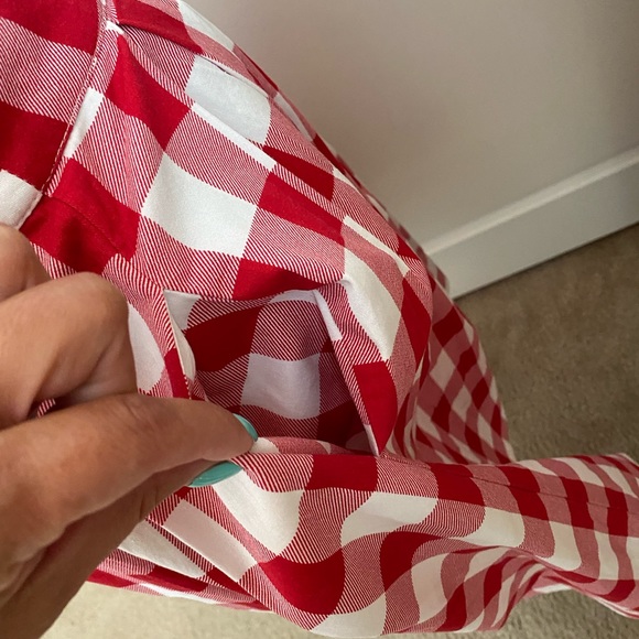 Vintage red and white skirt size Large - Picture 4 of 5